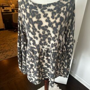 Fun fall babydoll top